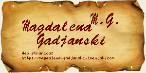 Magdalena Gađanski vizit kartica